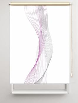Stream two brombeere grey, Rollo, Motivrollo, Rollo mit Druck, Fotorollo, bedrucktes Rollo, Fensterrollo,verdunkelndes Rollo, Sonnenschutz Rollo